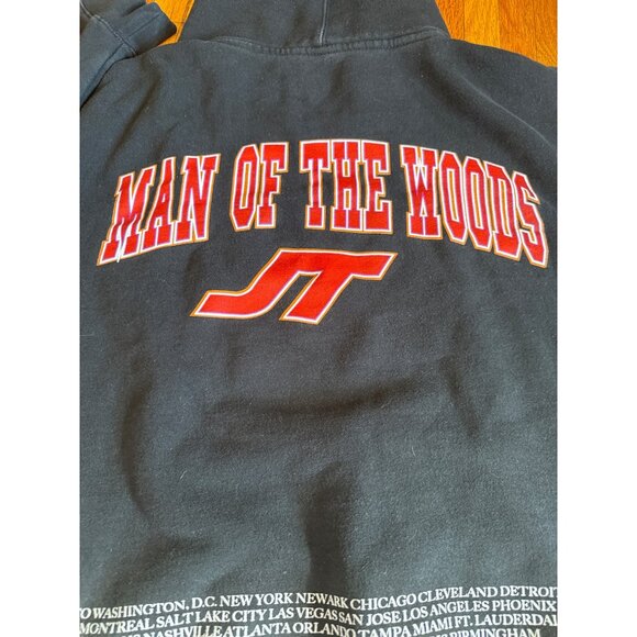 Justin Timberlake Man Of The Woods Tour 2018 Hoodie Black Large Timberlake - Picture 6 of 11